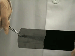 thespectacularspider-girl:  toppermostpoppermost:  sizvideos:  Carbon Nanotube Muscle is so light it floats - Video  My science boner hurts right now.  I’m imagining synthetic muscle bundles made out of this, used in cybernetic prosthesis.  Not only