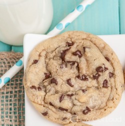 bakeddd:  thick and chewy chocolate chip cookies click here for recipe 