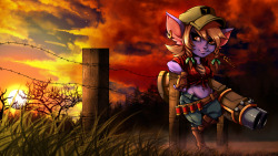 Neo-Tristana in some nonexistent farm girl skin. There&rsquo;re two videos associated with this one:The Line Tutorialand The Color TutorialDefinitely doesn&rsquo;t look like Riot&rsquo;s official art (those sure improved, huh?) but it&rsquo;ll do.