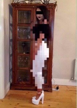 censored-by-chloe:  Her heels are bigger than your dick.