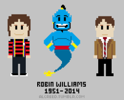 it8bit:  Robin Williams (1951 - 2014) Created