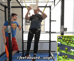 markipliergamegifs:  Yes, Mark…yes I can believe you asked for this  Impossible Let’s Play: The Human Piñata