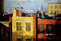urgetocreate:  John Sloan: Pigeons, 1910 
