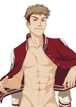 jeanlubipieguski:  I’m not sorry!! %////D Will be having poor Jean as posters/postcards on MCM London Expo, I can sign/lick him/do whatever you want with him on request. 100% dedicated for my dear friend Jazmin, who has a fetish for varsity jackets