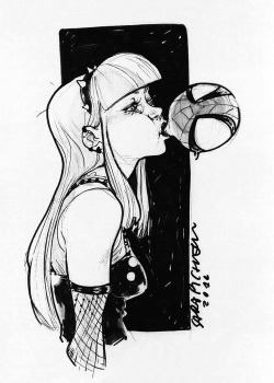 brianmichaelbendis:  Gwen Stacy, by Sara Pichelli