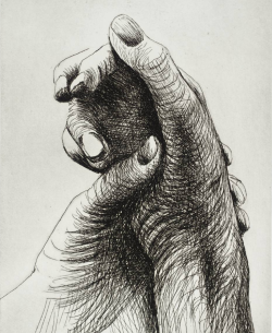 pikeys:  The Artist’s Hand IV - Series, 1979 by Henry Moore