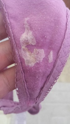 worndirtypanties:  Submission, Mike’s step sister dirty thongs and pantiesSubmit your panties now to mart_thong@hotmail.ca or use the submit link !