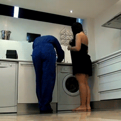 cant-help-cheating:First the bathroom since, then the dishwasher, now the washing