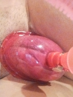 sex-is-hawt:I kept the pump for 60 mins. Wanna see the result? I have 1 236 followers. As soon as i’ll reach 1250, i’ll release a gif or two from my swollen cunt… Deal?