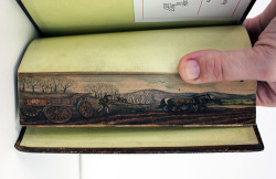 Wetheurban:   Art: Hidden Fore-Edge Paintings In 19Th Century Books! Sometimes The