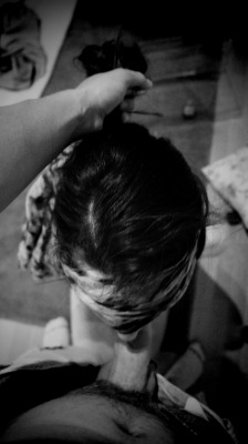 beautyandcum:  Fantasy: my blindfolded wife sucks another man’s dick thinking it is mine only to find out after he came all over her face.