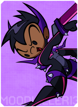 pan-pizza:MoodyGurl13 is now MoodKiller13. Maximum Edge. It started out as a revealing Kill La Kill rip off outfit but this is a lot cooler. O oO &lt;3