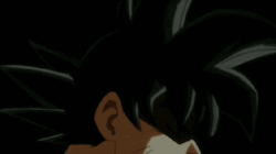 thatblueink: leoyalty:  THE GOD IS BACK  You can knock Goku down, but he’ll always get back up.  Kelfa is goin’ learn today!!