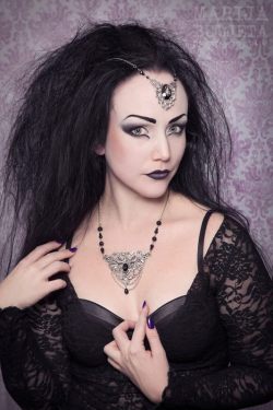 gothicandamazing:  Model: Lady AmaranthPhoto: Marija Buljeta Photography Jewelery: Rosalyn Gothic JewelryWelcome to Gothic and Amazing |www.gothicandamazing.org  