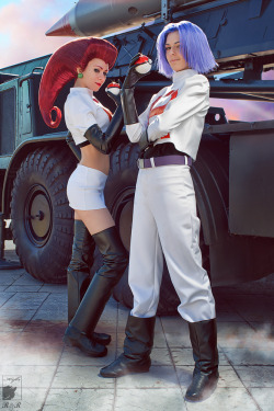 light0fthemoon:   This is by far the best Team Rocket cosplay I have ever seen. EVER. I am in love with that girl who’s dressed as Musashi/ Jessie. Seriously. Cosplay by Ryoko-Demon 
