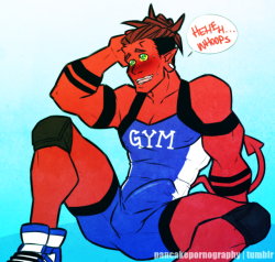 pancakepornography:  i was thinking about singlets yesterday and wanted to redraw an old doodle —if you would like to support my work💖 buy me a coffee 💖