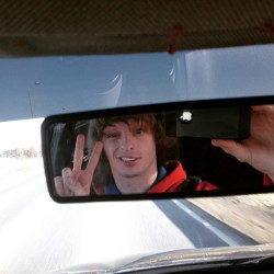 #selfie #in #rearview #mirror #yolo #seat