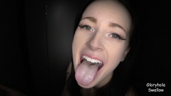 Hot little 20yo spinner babe gets worked over good during her first visit to the local bookstore Gloryhole.Â  She took on all cummers regardless of shape, size or color&hellip;all cocks were eagerly welcomed in her slutty mouth.http://gloryholeswallow.com