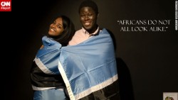parisdreams:  msdeonb:  afrikanrootz:  tokenblackconfessions:  Photos from Ithaca College’s African Student Association “Fight the Stereotype” campaign. So important.  BOTSWANA REPRESENT.   YESSSSSSSSS!!!!!! This is so beautiful and so important