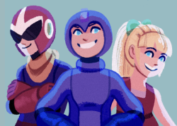 ergatai:  Drew some Light chilluns while listening to what might be the slickest cover of Protoman’s theme I’ve ever heard. 