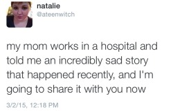 ateenwitch:I think people need to know about this. Things like this happen every single day in America.  Sit down babies, it&rsquo;s story time.My mother became an alcoholic after getting a gastric bypass so she could finally be less than 300 lbs.After