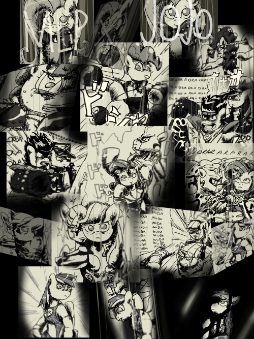 A lazily made collage of all the frames used, minus the title, for the anmation. IDK why I bothered to make this, but I felt like passing the time.