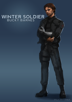 vylla-art:  James “Bucky” Barnes: The Winter Soldier - 23/46 365 days in counting. 