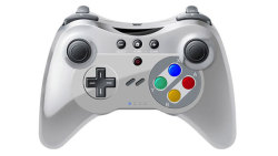 スーパーファミコンスタイルの「Wii U PRO コントローラー」 | t011.org  これいいなー！ スタートボタンがにくいね！