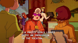 dorknerss: hermeowyn: Looks like the one mystery Velma Dinkley couldn’t solve was self-love  Reblog if you think Velma is cute. Like if you’d smooch her 