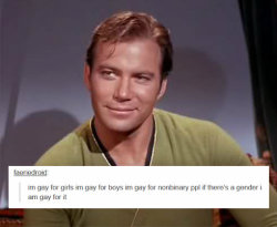 sapphicjaylah:   tos + text posts part 2 (part 1)  because everyone seemed to enjoy the first set so much i made some more now with 60% more kirk 