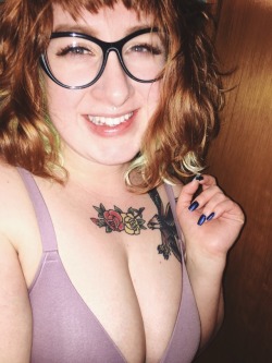 A rare smile to accompany my typical tits and ass. 