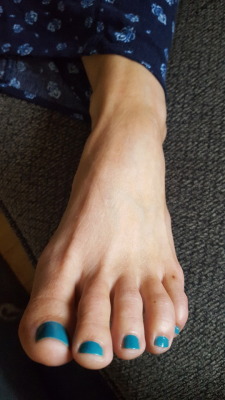 myprettywifesfeet:  A close up of my pretty wifes cute little toes.please comment