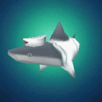 lowpolyanimals:  Nurse Shark from Toontown  
