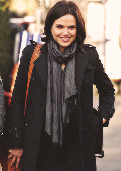 isalabelle09:   lana parrilla on the set of once upon a time, february 1st 2013    