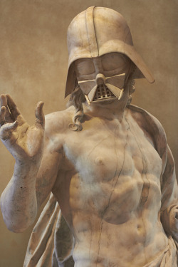 crossconnectmag:  Star Wars Characters Reimagined as Ancient Greek Statues by French Artist Travis DurdenArtist Travis Durden  took this idea to an artistic level, using digital technology to sculpt  five Star Wars figures out of faux-marble. The heads