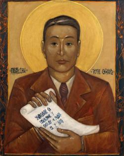 progressive-orthodox:  Chiune “Sempo” Sugihara is considered an unofficial Saint by many Orthodox Christians for his heroic and selfless actions that saved thousands of Jewish refugees during WW2, with the support of his wife Yukiko. Born in Japan