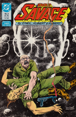 Doc Savage #3 (DC Comics, 1988). Cover art by Adam Kubert and Andy Kubert.From Oxfam in Nottingham.