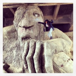 Fuck no, I&rsquo;m not paying your troll toll! (at The Fremont Troll)