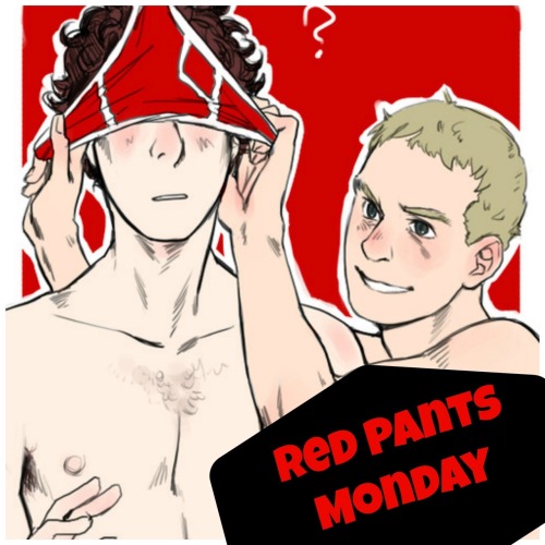 myfandomside:  Roll out the Red Pants cuz it’s Monday! Art by the lovely reapersun 