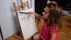 c1rcasurvive:  redesignrevolution:  Artist Collaborates with 2-Year-Old Daughter and Creates Works of Art  Oh my god this is fucking amazing 