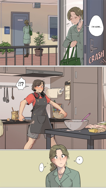 thefingerfuckingfemalefury:  ticcytx: Kiss it Goodbye: special #2 - Pancakes  I’ve worked on these characters and their story in the past year, and I think I’m ready to finally show them online o/ What is this about? An original wlw love story with