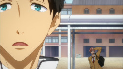 swimclubboys:  A wild Kisumi appears. And has no idea what “stealth volume” means 