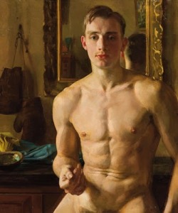 &ldquo;The Boxer&rdquo; byÂ RussianÂ artistÂ Konstantin Andreyevich Somov, 1932-3.