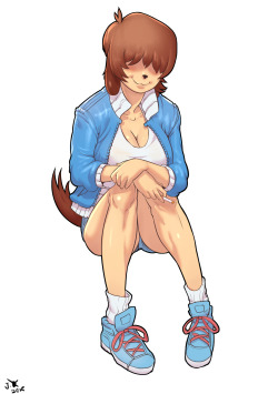 good-dog-girls: Colo aka Nagrolaz has done some work with her cute dog girl OC. Not so much lately, much to my disappointment.