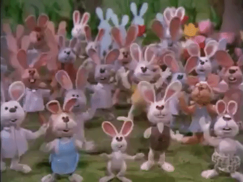 blondebrainpower:Here Comes Peter Cottontail, 1971
