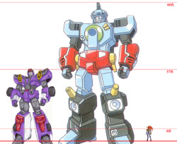 taycon-me-liftme-up:  Putting this up for anyone who might be interested. I’ve been rolling a Gaogaigar fanfic idea around in my head but I needed a visual aid for how big the mechs were in comparison to each other. I swear I spent like an hour looking
