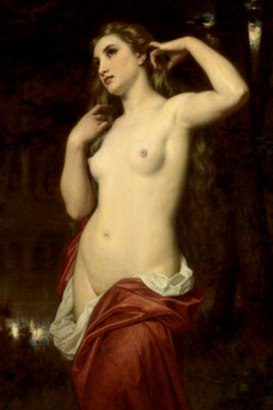 silenceformysoul:Hugues Merle (1823-1881) - The Bather