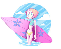 Surfer girl Pearl!
