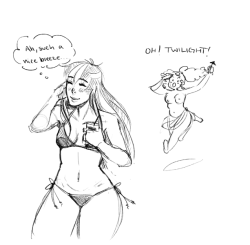 doodlesafterdark:silly comic going off old sketches  I did a while back, based off something one of my girlfriends always does when she’s had a little too much to drink. she’s a master at unhooking them bras without you noticing, haha. fluttershy