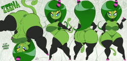 brendancorrism: Here’s a simple series of my favorite Sonic babe, Zeena. Kept the colors and poses kinda basic. I wanted to do one or two of her and Rouge together but I’m working on a good deal of drawings at the moment, so I’ll have to get to